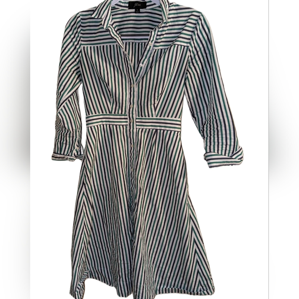 J. Crew shirt dress, size 2